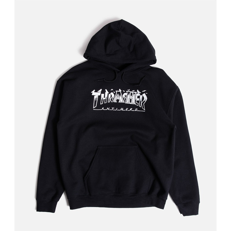 Thrasher X Antihero Pigeon Mag Hooded Sweatshirt