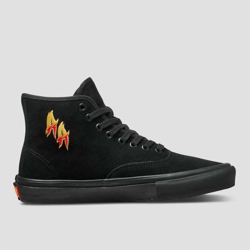 Vans Skate Authentic High Andrew Allen Skate Shoes Blackout UK7