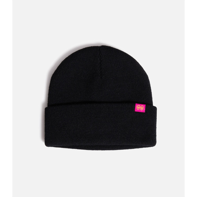 Krooked Eyes Clip Cuff Beanie