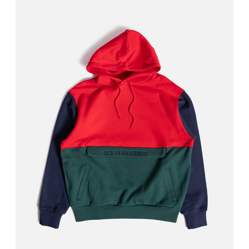 Sci-Fi Fantasy Colorblocked Hooded Sweatshirt