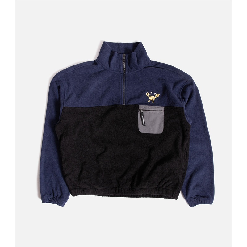 Sci-Fi Fantasy Crab Quarter Zip Fleece