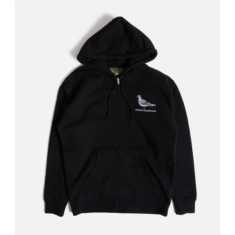 Antihero Lil Pigeon Zip Up Hooded Sweatshirt