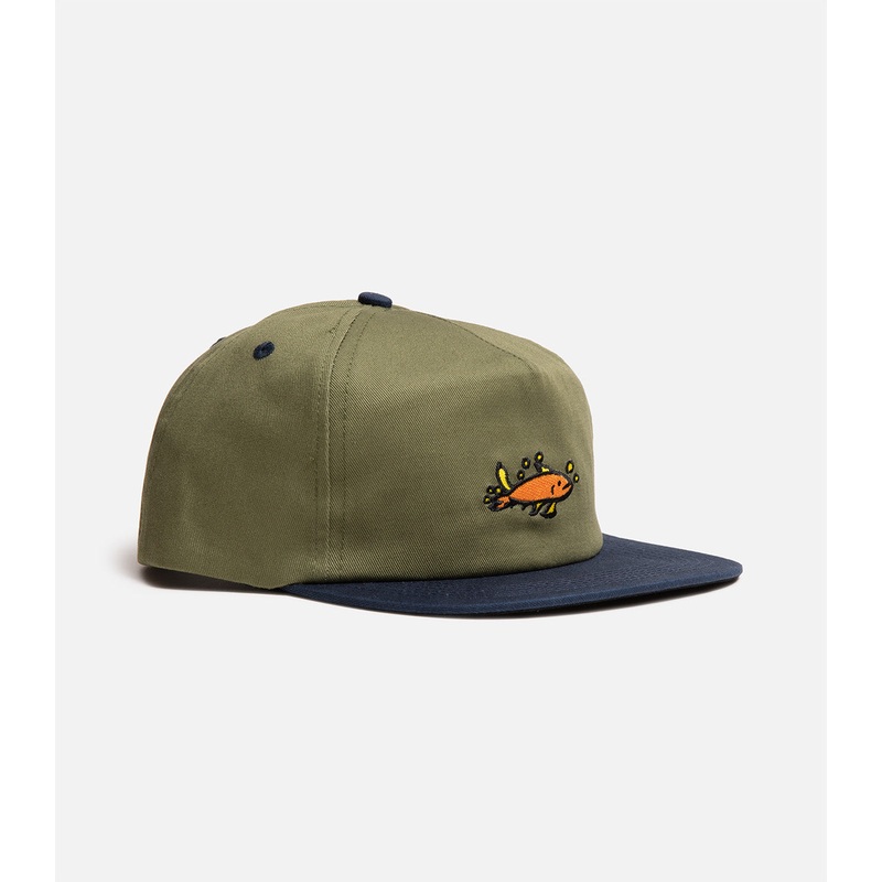 Krooked Mermaid Fish Snapback Hat