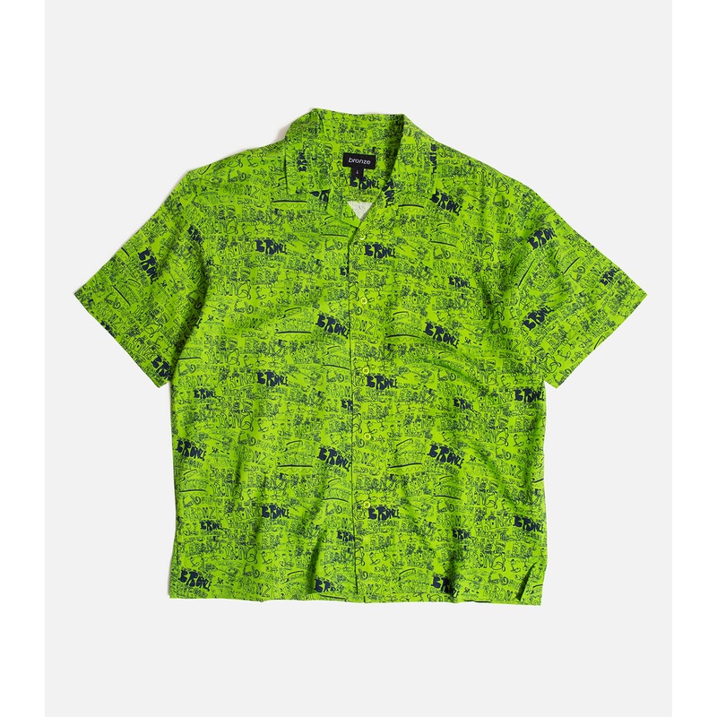 Bronze 56K Scribble Rayon Shirt