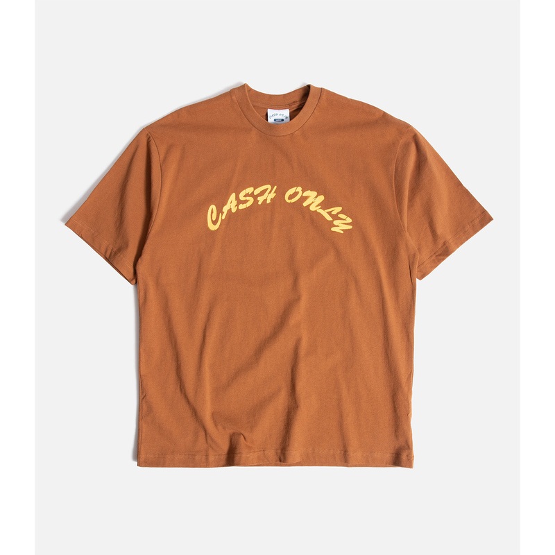 Cash Only Stencil Logo T-Shirt