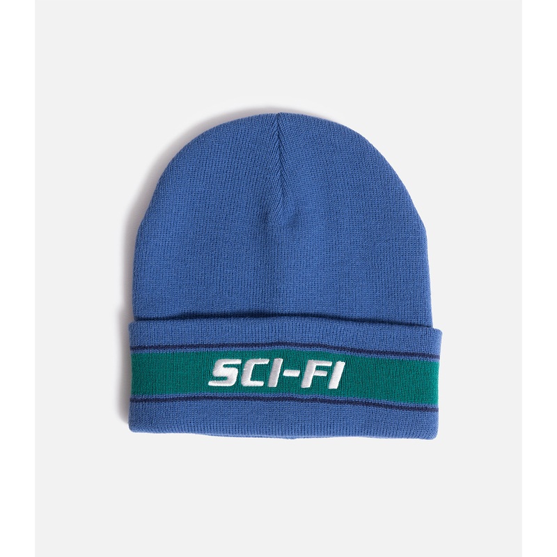 Sci-Fi Fantasy Stripe Fold Logo Beanie