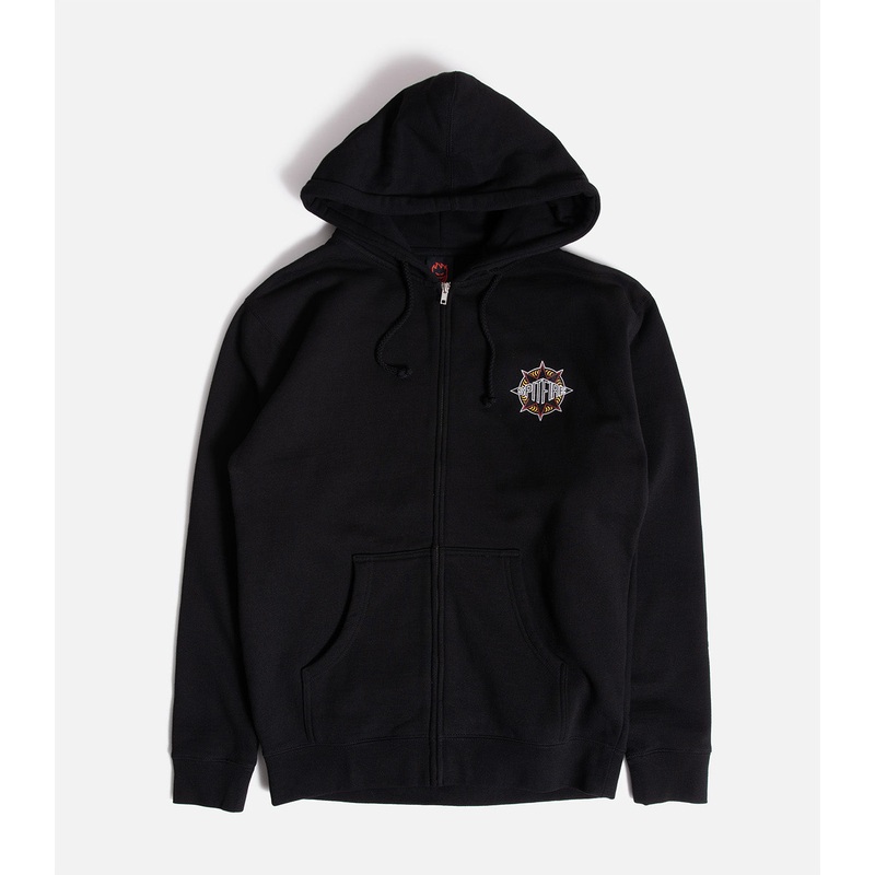Spitfire Sure Shot Zip Up Hooded Sweatshirt