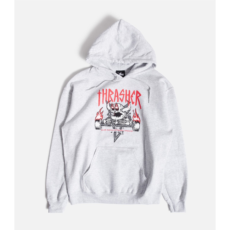 Thrasher X Toy Machine Monstergram Hooded Sweatshirt