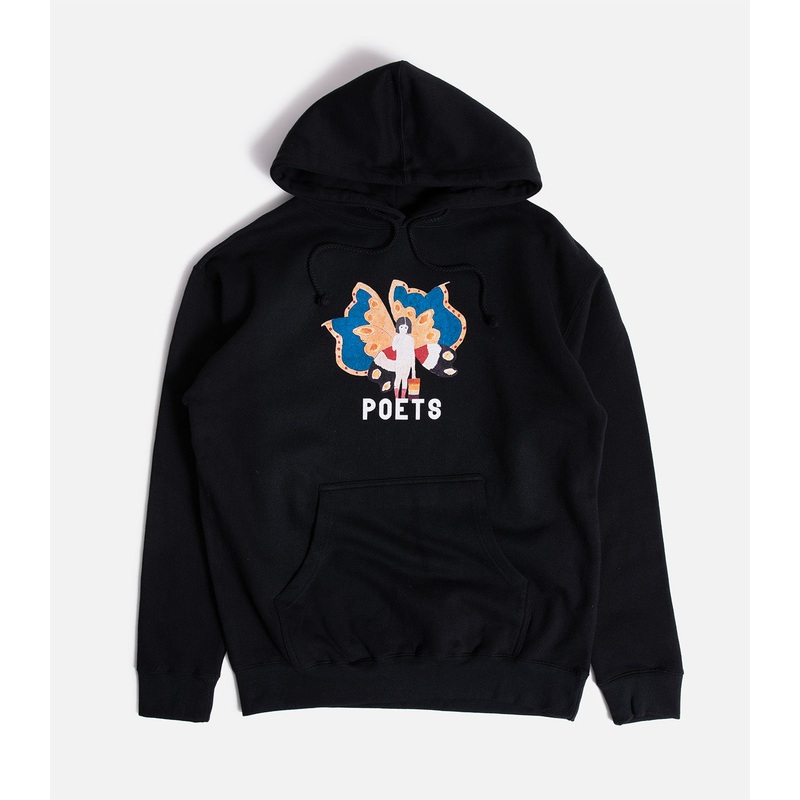 Poets Butterfly Girl Hooded Sweatshirt