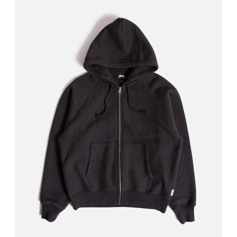 Stussy Raglan Zip Hooded Sweatshirt