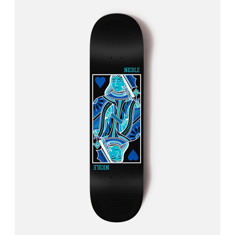 Real Nicole Hause Queen Of Hearts Twin Nose Deck
