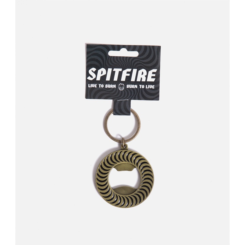 Spitfire Classic Swirl Bottle Opener Keychain