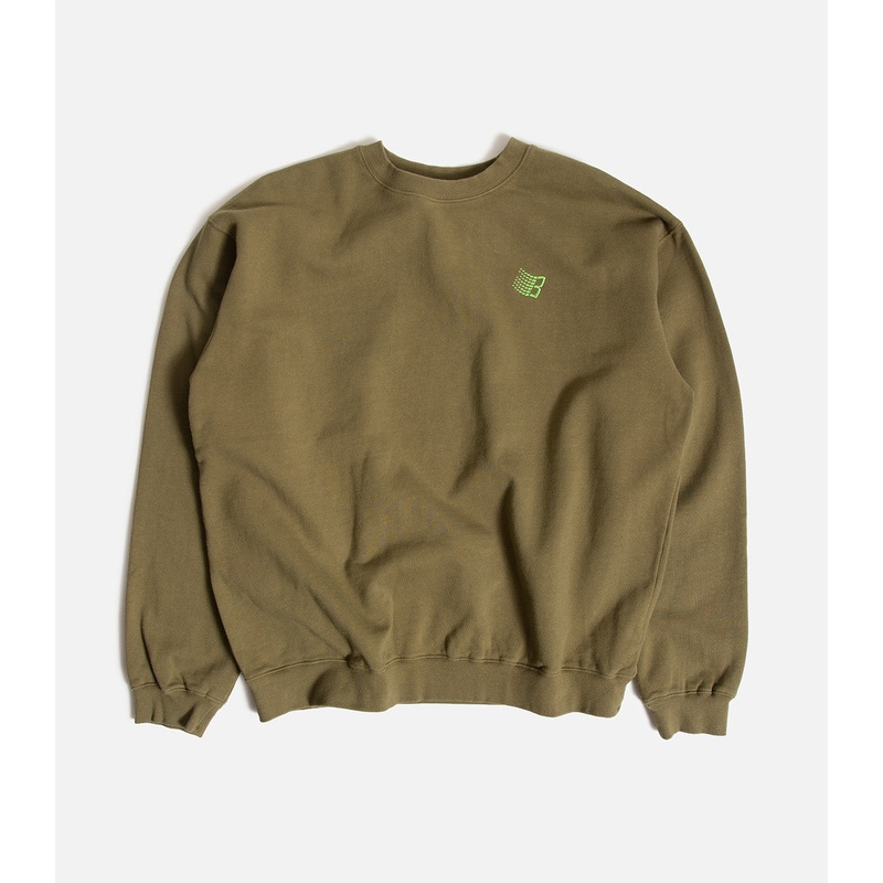 Bronze 56K B Logo Embroidered Crewneck