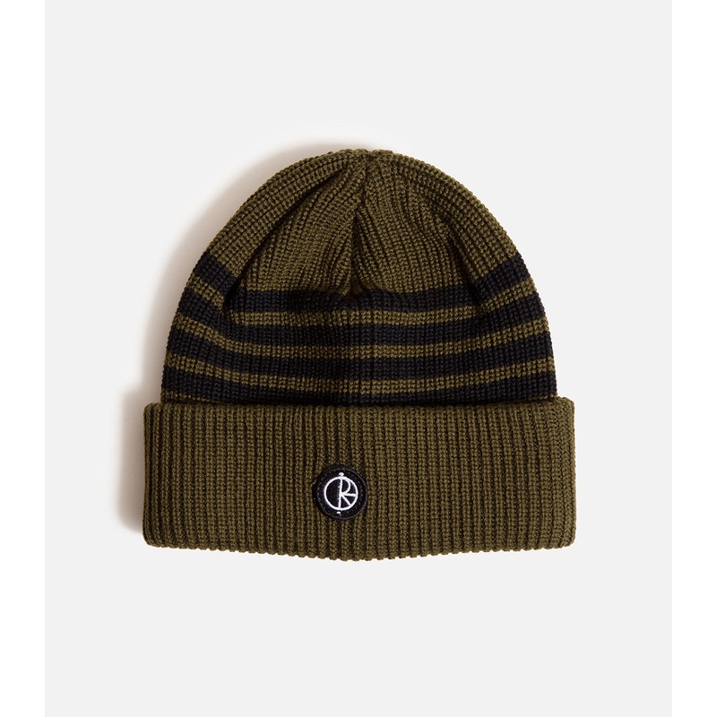 Polar Stripe Merino Beanie