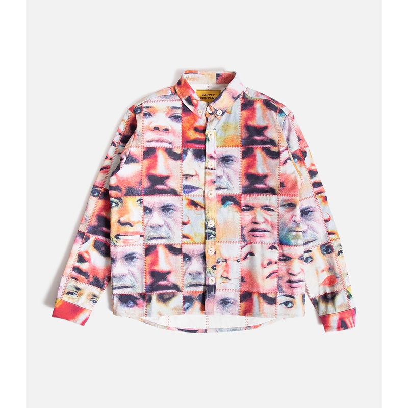 Carpet Tax Payer Patchwork Button Up Shirt