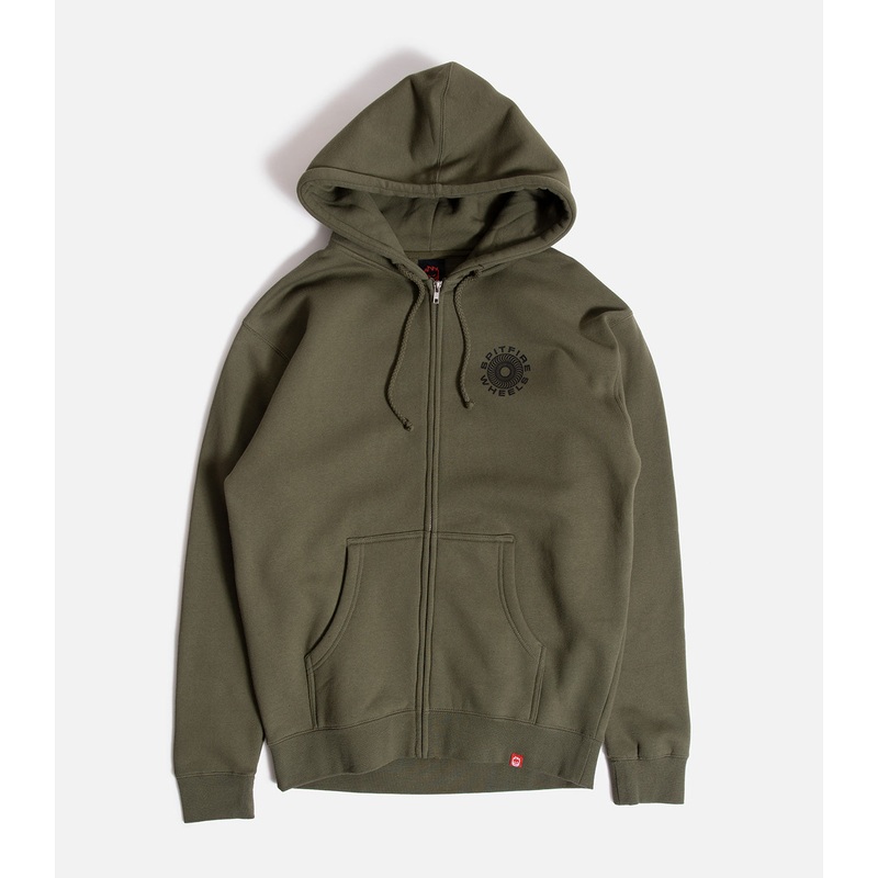 Spitfire Classic ’87 Swirl Zip Up Hooded Sweatshirt