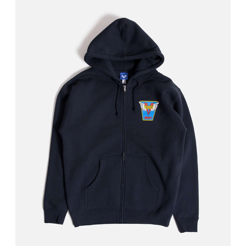 Venture Emblem Zip Up Sweatshirt