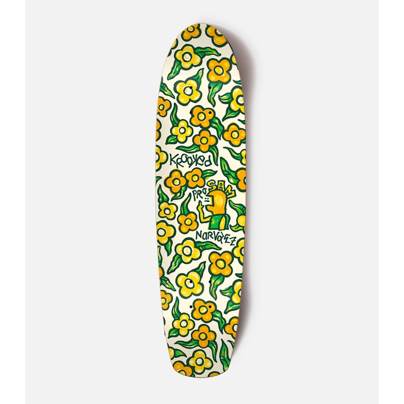 Krooked Sam Narvaez Flowers Zip Zinger Deck